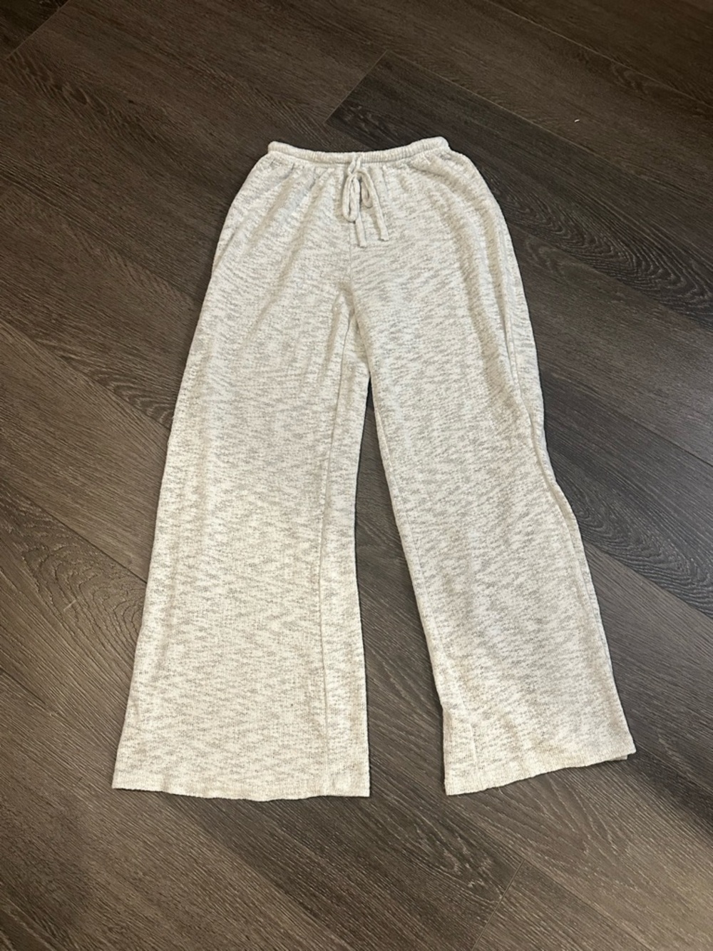 Cozy White Wide Leg Lounge Pants - Women’s